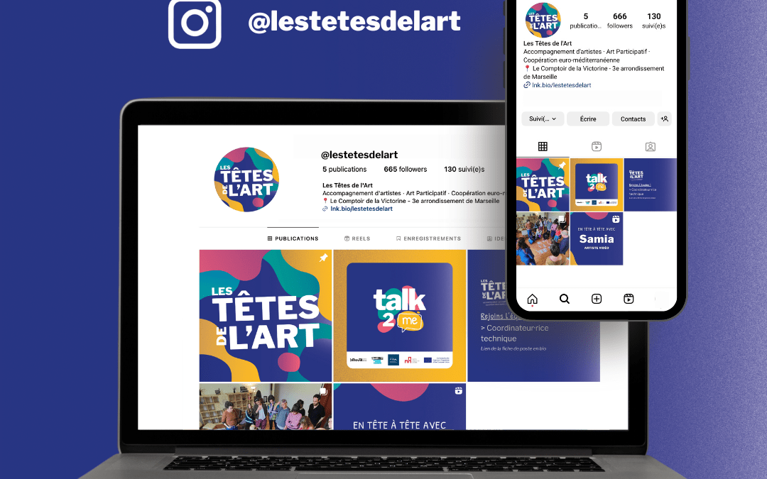 Les Têtes de l&rsquo;Art sur Instagram !